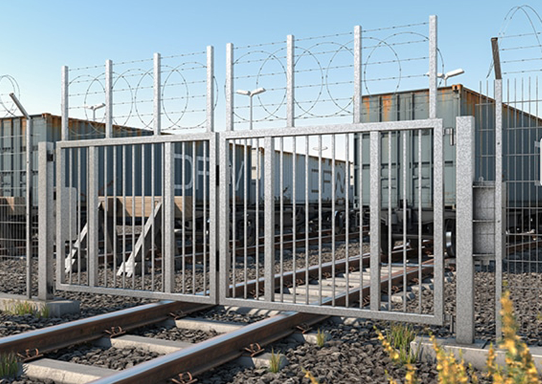 MRGS Rail - Stabling Train and Tram Swing Gate